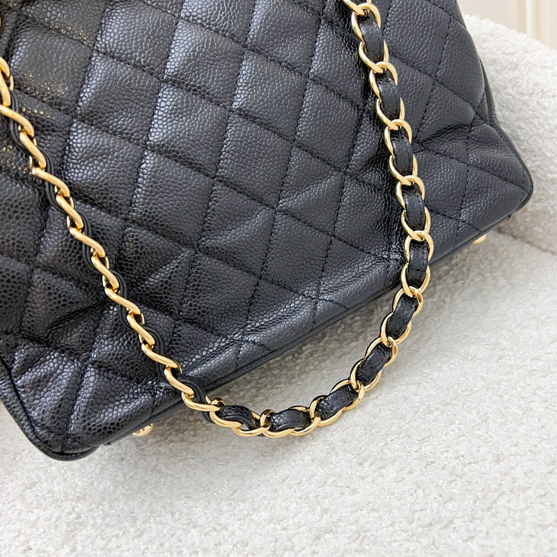 Chanel Petite Timeless Tote PTT in Black Caviar and GHW