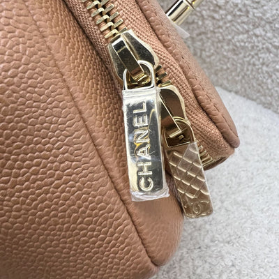 Chanel Small Business Affinity Flap in 21P Caramel Caviar and LGHW (Model: A93749)