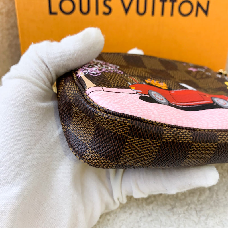 LV Mini Pochette Accessoires in Christmas 2019 Animation (Paris) Monogram  Canvas