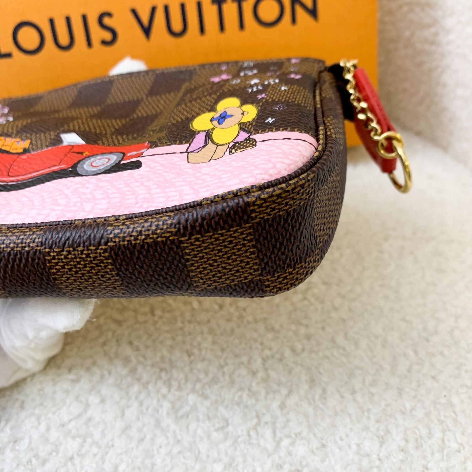 LV Mini Pochette Accessoires in Christmas 2019 Animation (Paris) Monogram  Canvas