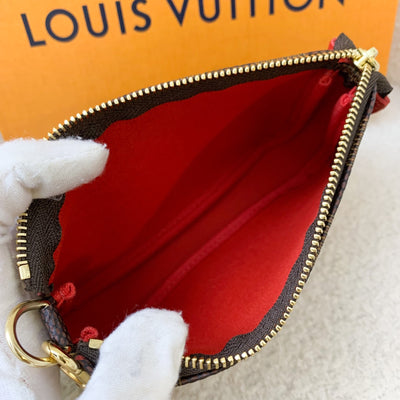 LV Mini Pochette Accessoires in Christmas 2019 Animation (Paris) Monogram Canvas