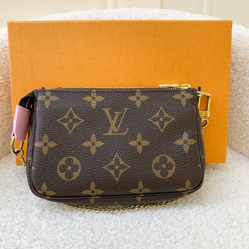 LV Mini Pochette Accessoires in Christmas 2021 Animation (Japan Sakura) Monogram Canvas