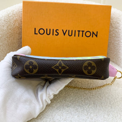 LV Mini Pochette Accessoires in Christmas 2021 Animation (Japan Sakura) Monogram Canvas