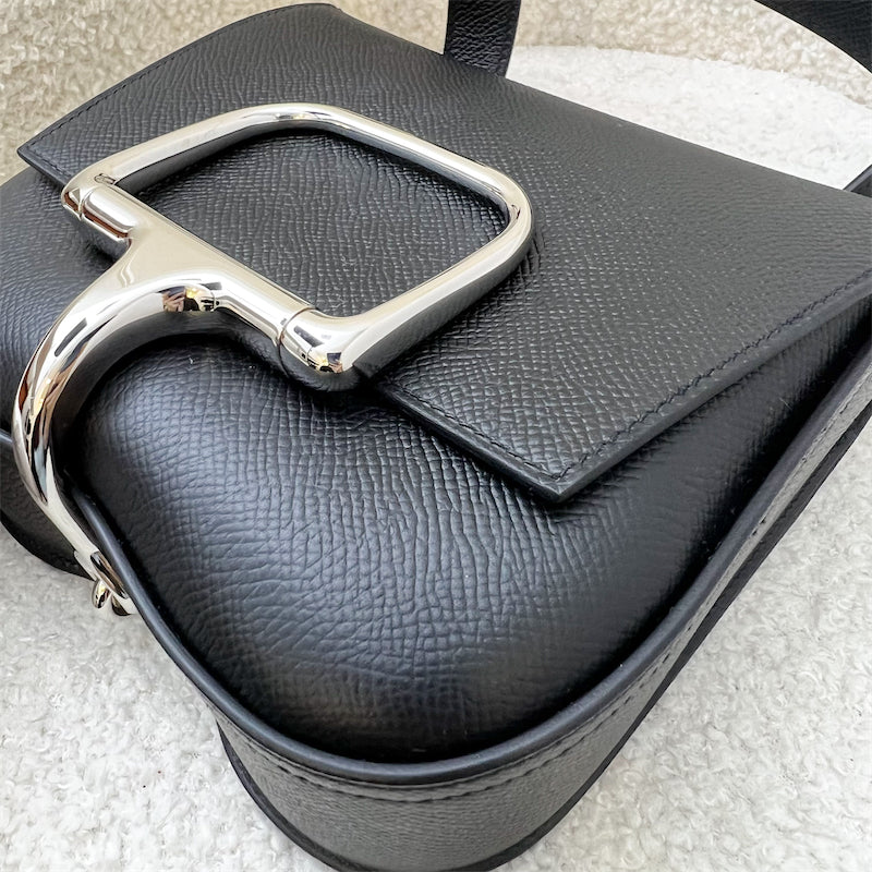 Hermes Della Cavalleria Mini Bag in Black Epsom Leather and PHW