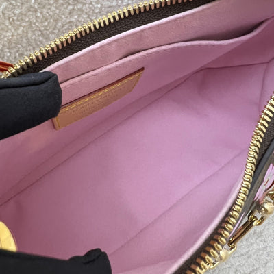 LV Louis Vuitton x Takashi Murakami Cherry Blossom Boulogne PM Bag in Monogram Canvas and GHW (Model: M13265)