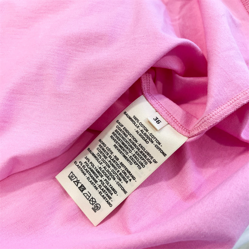 Hermes T-shirt in Pink Cotton
