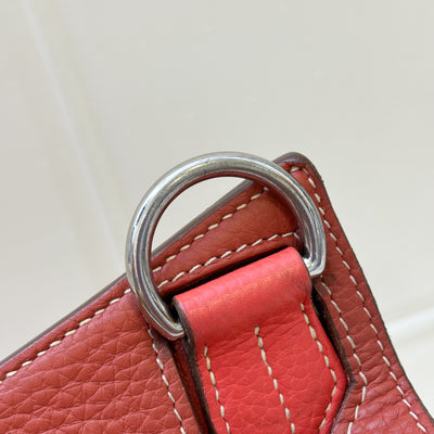 Hermes Jypsiere 31 in Coral / Red Leather and PHW