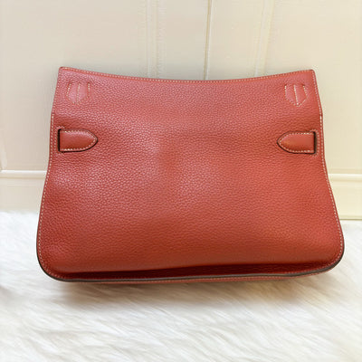 Hermes Jypsiere 31 in Coral / Red Leather and PHW