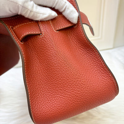 Hermes Jypsiere 31 in Coral / Red Leather and PHW