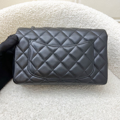 Chanel Classic Mini Rectangle Flap in Black Lambskin and GHW