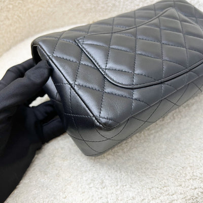Chanel Classic Mini Rectangle Flap in Black Lambskin and GHW