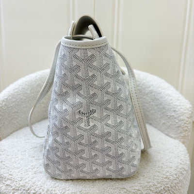 Goyard Rouette Souple PM in Blanc White Signature Canvas