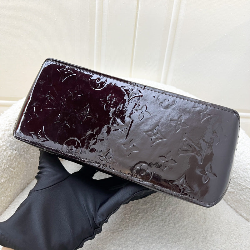 LV Reade PM Tote in Amarante Vernis Patent Leather and GHW