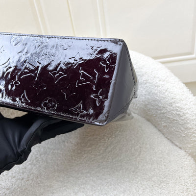 LV Reade PM Tote in Amarante Vernis Patent Leather and GHW