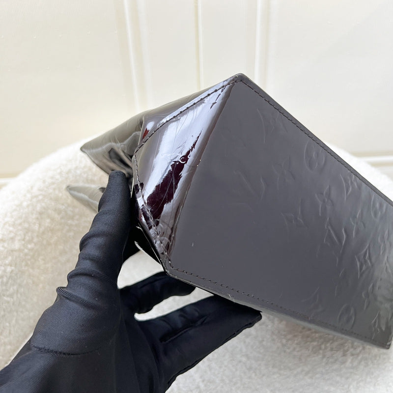 LV Reade PM Tote in Amarante Vernis Patent Leather and GHW