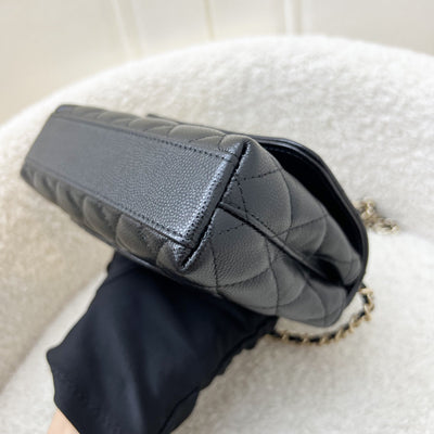 Chanel Micro Coco Handle Flap Bag in Black Caviar and LGHW (AP4244)