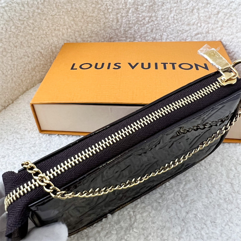 Louis Vuitton Mini Pochette, Vernis, Amarante GHW - Laulay Luxury