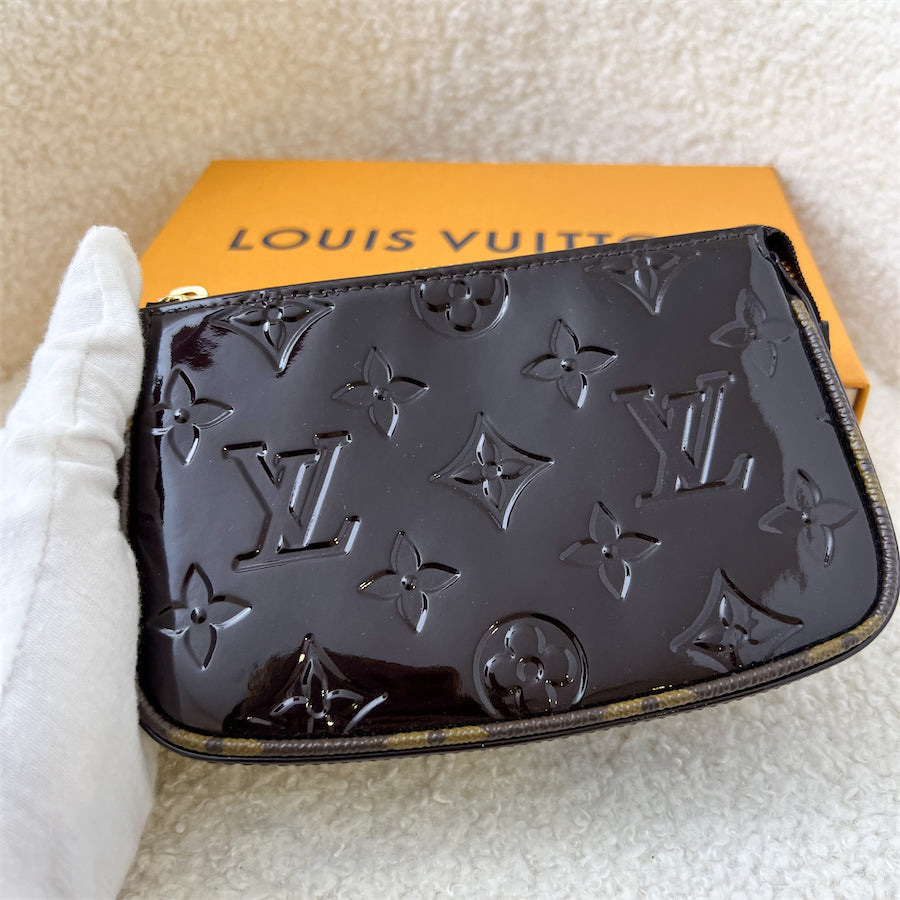 Louis Vuitton Mini Pochette, Vernis, Amarante GHW - Laulay Luxury