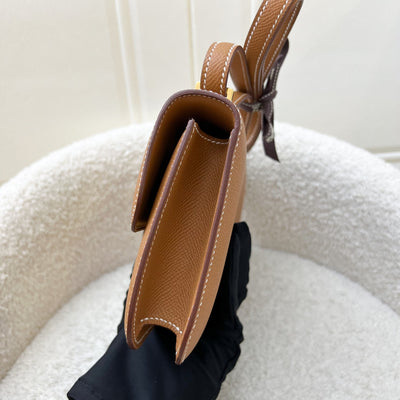 [Like New - Local Set - Apr 2025] Hermes Constance Elan Bag in Gold Epsom Leather and GHW