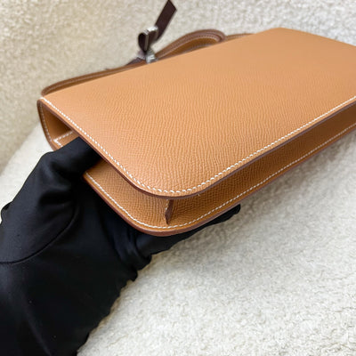 [Like New - Local Set - Apr 2025] Hermes Constance Elan Bag in Gold Epsom Leather and GHW