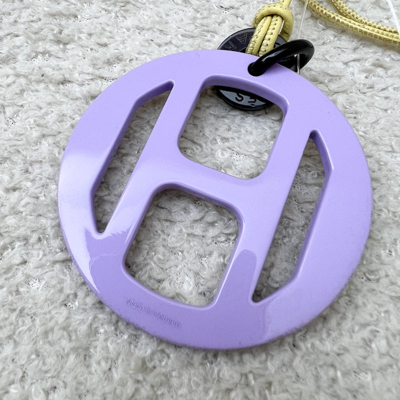 Hermes H Equipe Pendant in Lilac