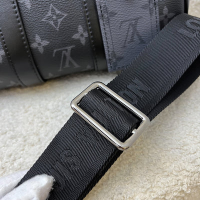 LV Keepall Bandoulière 25 Reverse Monogram Eclipse and BHW (Model: M46271)