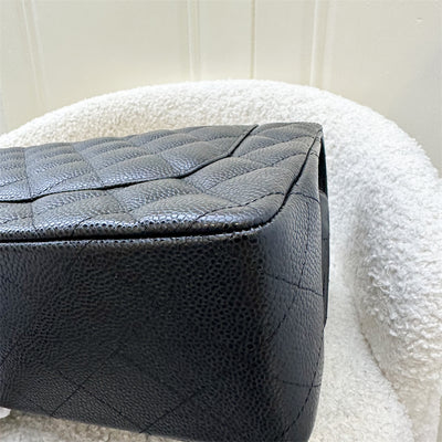 Chanel Jumbo Classic Flap DF in Black Caviar and GHW