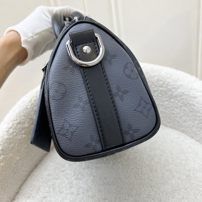 LV Keepall Bandoulière 25 Reverse Monogram Eclipse and BHW (Model: M46271)