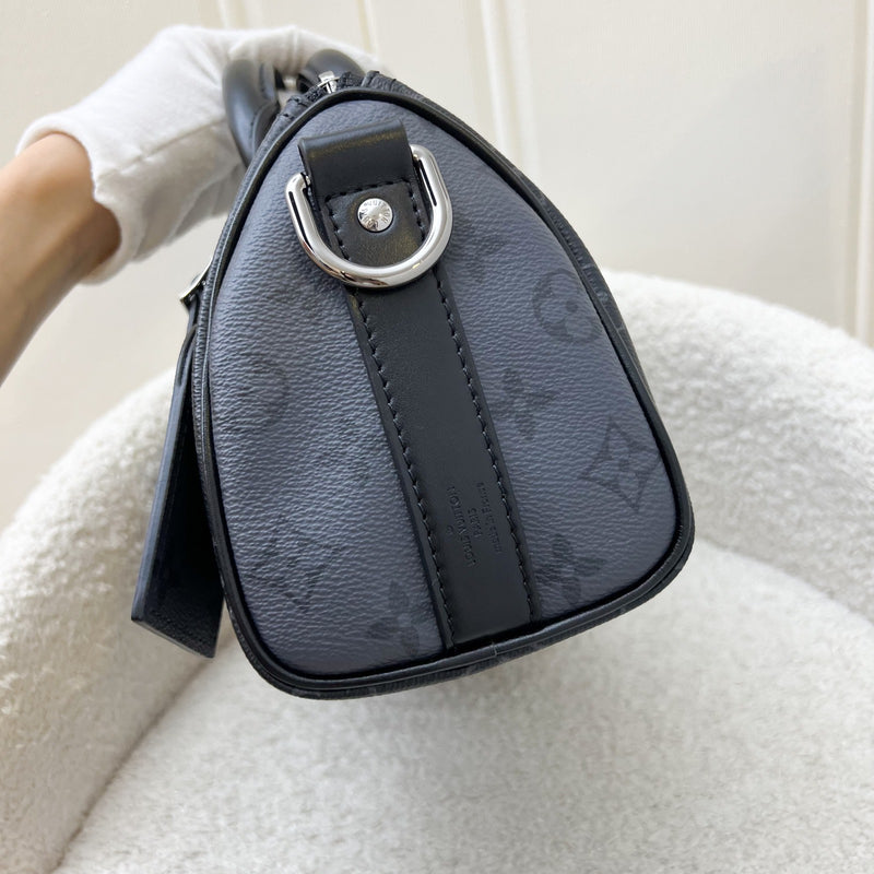 LV Keepall Bandoulière 25 Reverse Monogram Eclipse and BHW (Model: M46271)
