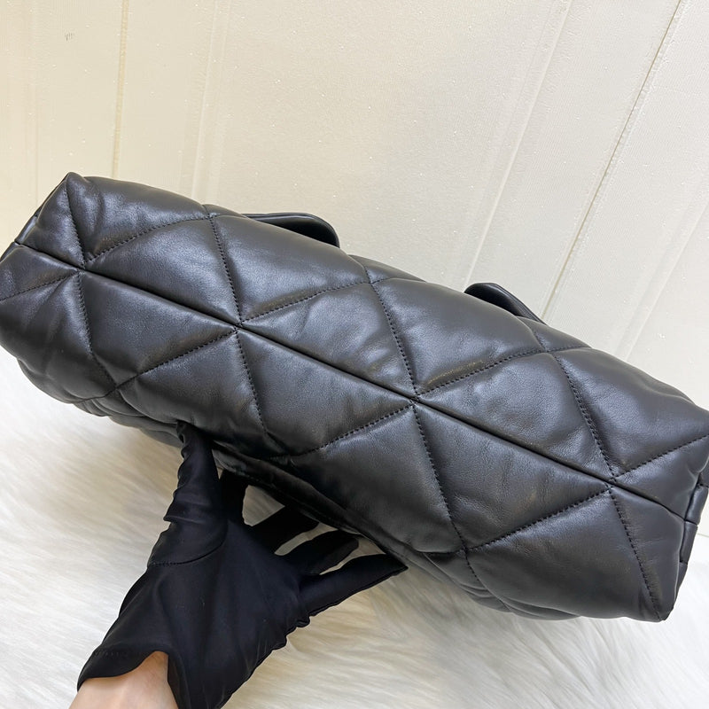 [Brand New - Oct 2025] Chanel 25K Shoulder Shopping Bag in Black Lambskin and AGHW
