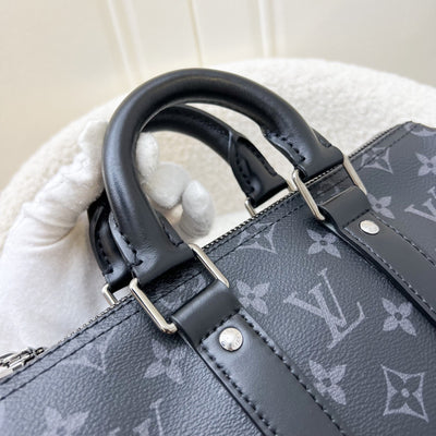 LV Keepall Bandoulière 25 Reverse Monogram Eclipse and BHW (Model: M46271)
