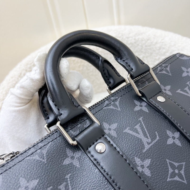 LV Keepall Bandoulière 25 Reverse Monogram Eclipse and BHW (Model: M46271)