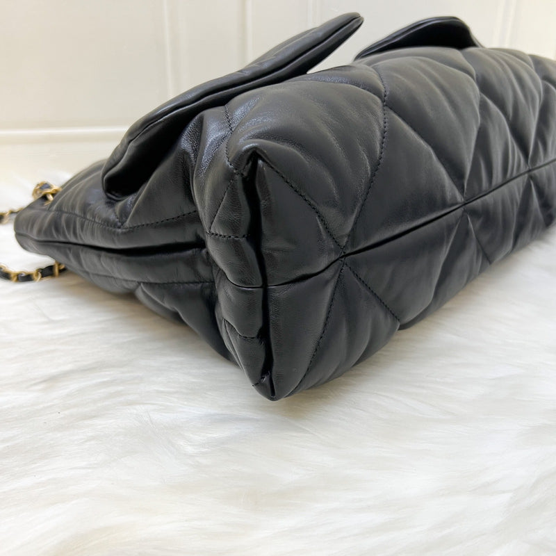 [Brand New - Oct 2025] Chanel 25K Shoulder Shopping Bag in Black Lambskin and AGHW