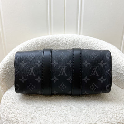LV Keepall Bandoulière 25 Reverse Monogram Eclipse and BHW (Model: M46271)