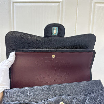 Chanel Jumbo Classic Flap DF in Black Caviar and GHW