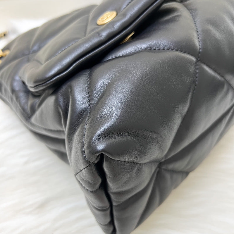 [Brand New - Oct 2025] Chanel 25K Shoulder Shopping Bag in Black Lambskin and AGHW