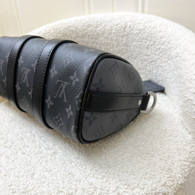 LV Keepall Bandoulière 25 Reverse Monogram Eclipse and BHW (Model: M46271)
