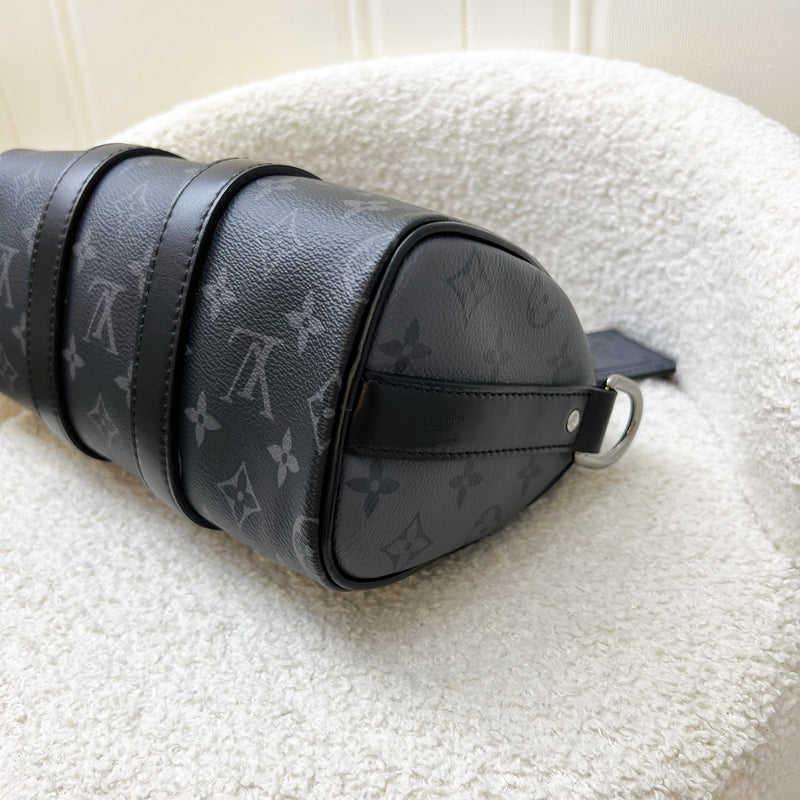 LV Keepall Bandoulière 25 Reverse Monogram Eclipse and BHW (Model: M46271)