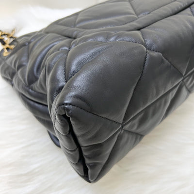 [Brand New - Oct 2025] Chanel 25K Shoulder Shopping Bag in Black Lambskin and AGHW