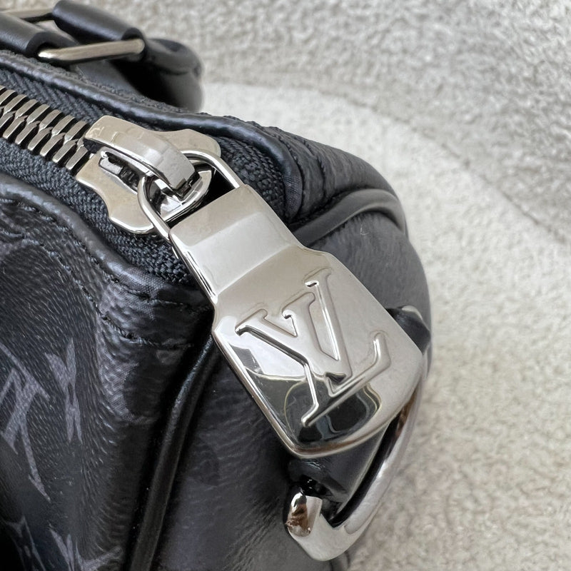 LV Keepall Bandoulière 25 Reverse Monogram Eclipse and BHW (Model: M46271)
