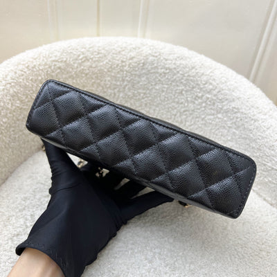 [Brand New - Sep 2025] Chanel 25B Vanity / Clutch with Chain (LP Style Bag) in Black Caviar and LGHW (Model: AP4385)