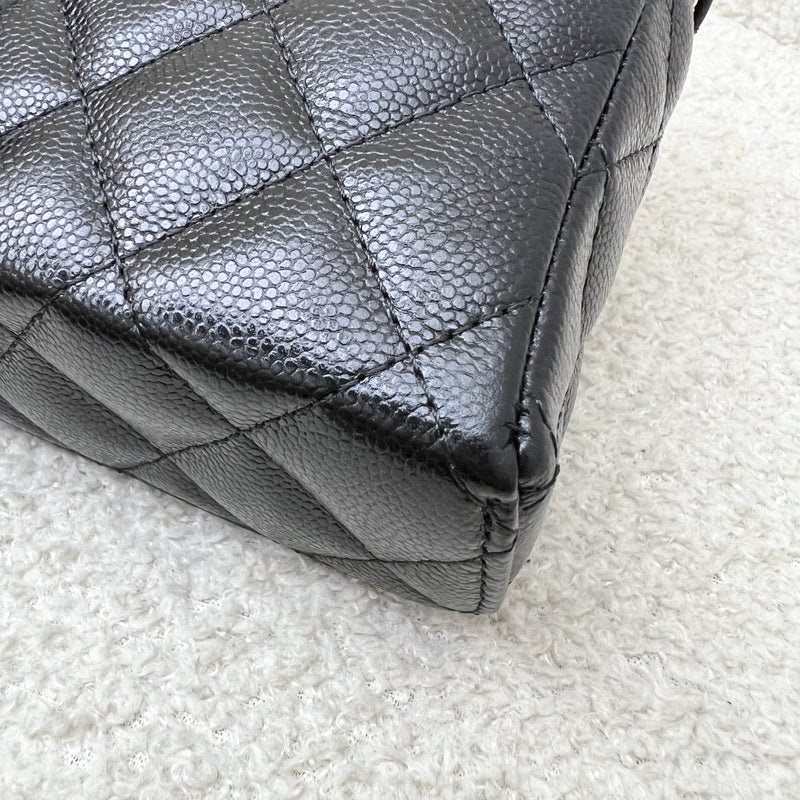 [Brand New - Sep 2025] Chanel 25B Vanity / Clutch with Chain (LP Style Bag) in Black Caviar and LGHW (Model: AP4385)