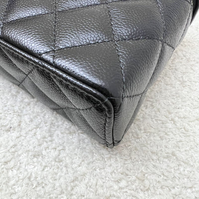 [Brand New - Sep 2025] Chanel 25B Vanity / Clutch with Chain (LP Style Bag) in Black Caviar and LGHW (Model: AP4385)