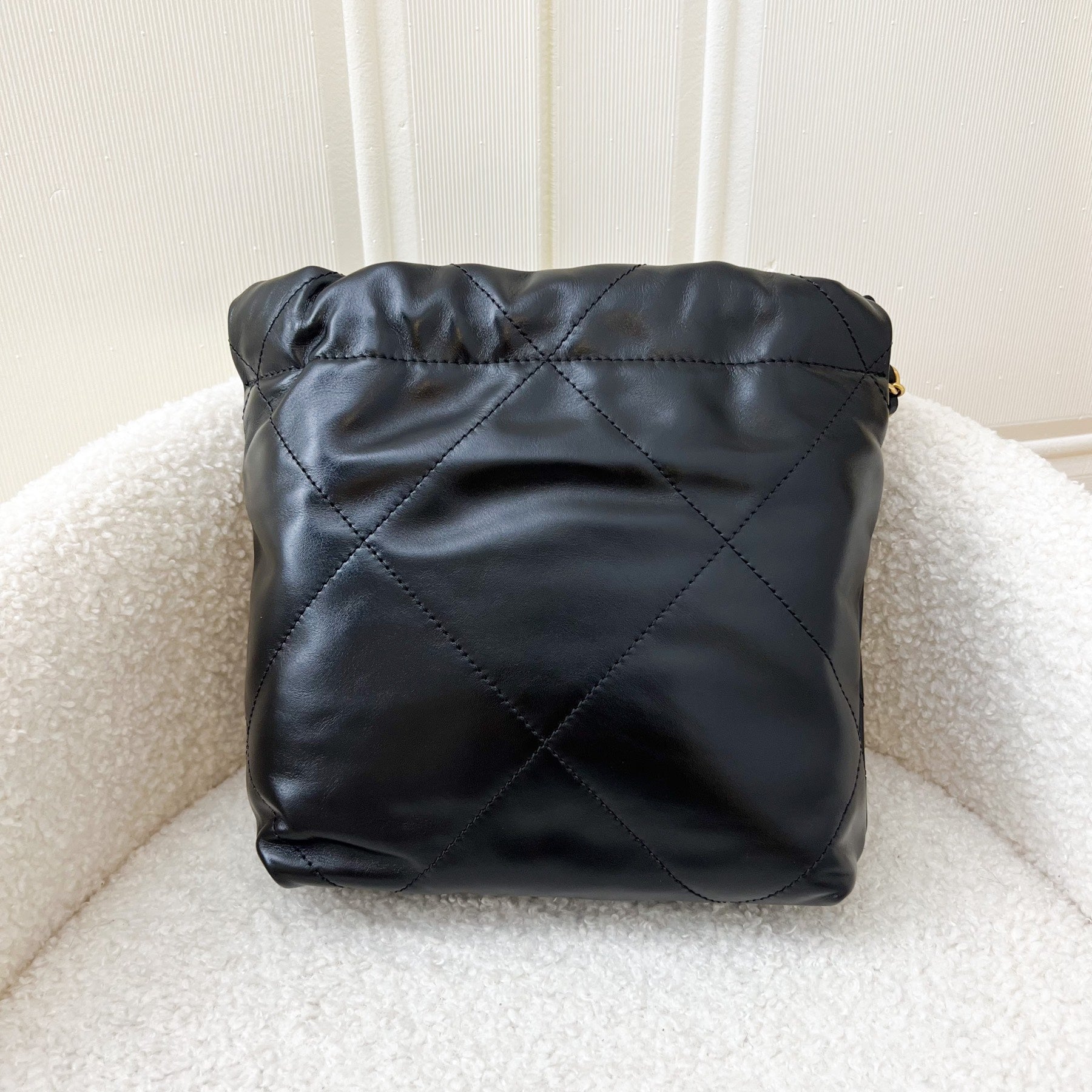 Chanel 22 Mini Hobo Handbag in 23B Beige Calfskin and AGHW – Brands Lover