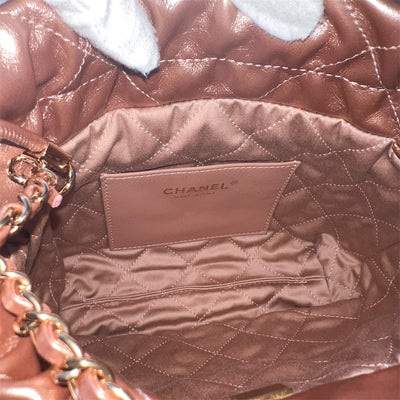 Chanel Mini 22 Hobo in 23S Rose Gold Calfskin and RGHW