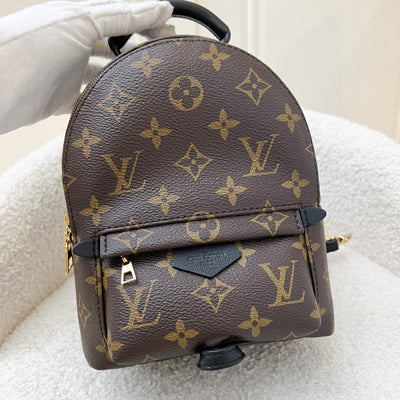 LV Palm Springs Mini Backpack (New Zip) in Monogram Canvas and GHW