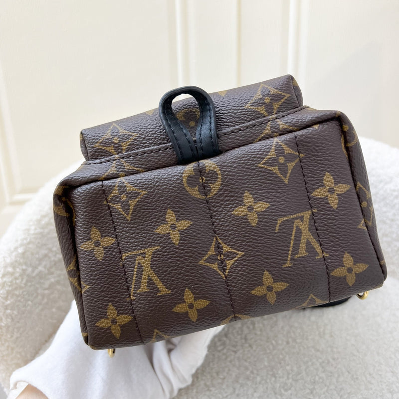 LV Palm Springs Mini Backpack (New Zip) in Monogram Canvas and GHW