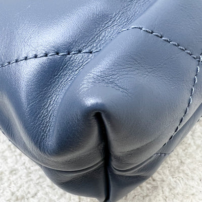 Chanel 22 Mini Hobo Bag in Blue Calfskin and AGHW