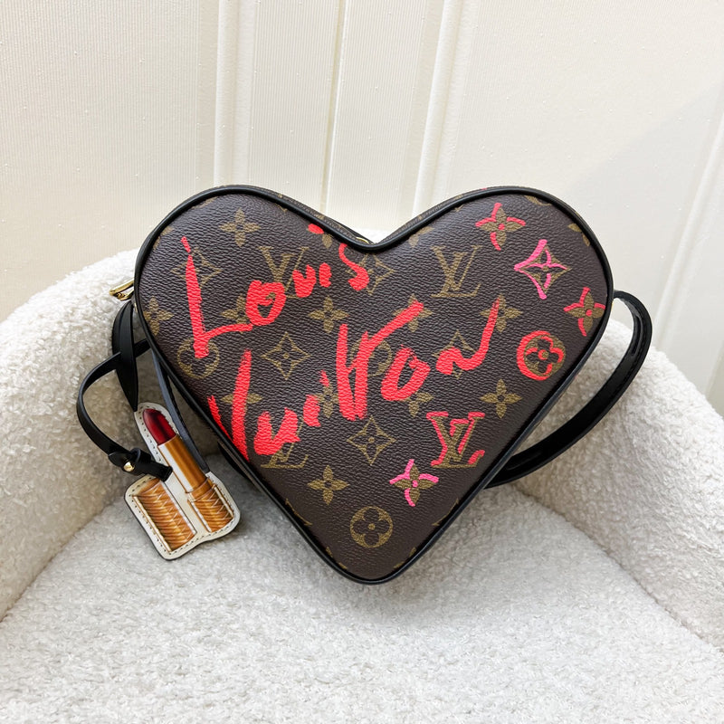 LV Limited Edition Coeur Heart Bag Fall in Love Monogram Canvas and GHW (Model: M45890)