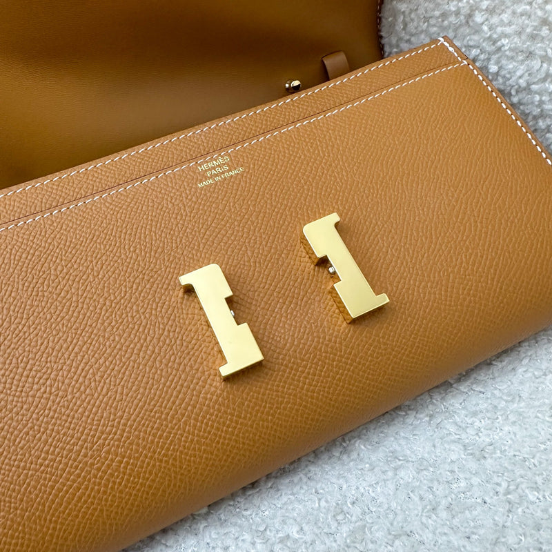 Hermes Constance To Go CTG in Toffee Epsom Leather and GHW